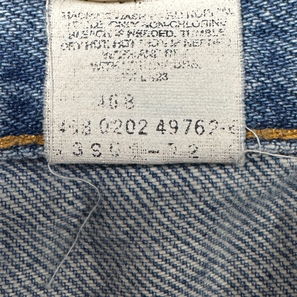 Vintage Levi’s Men’s Relaxed Straight Leg 100% Cotton Zip Fly Blue Jeans 40x30 - Picture 16 of 16